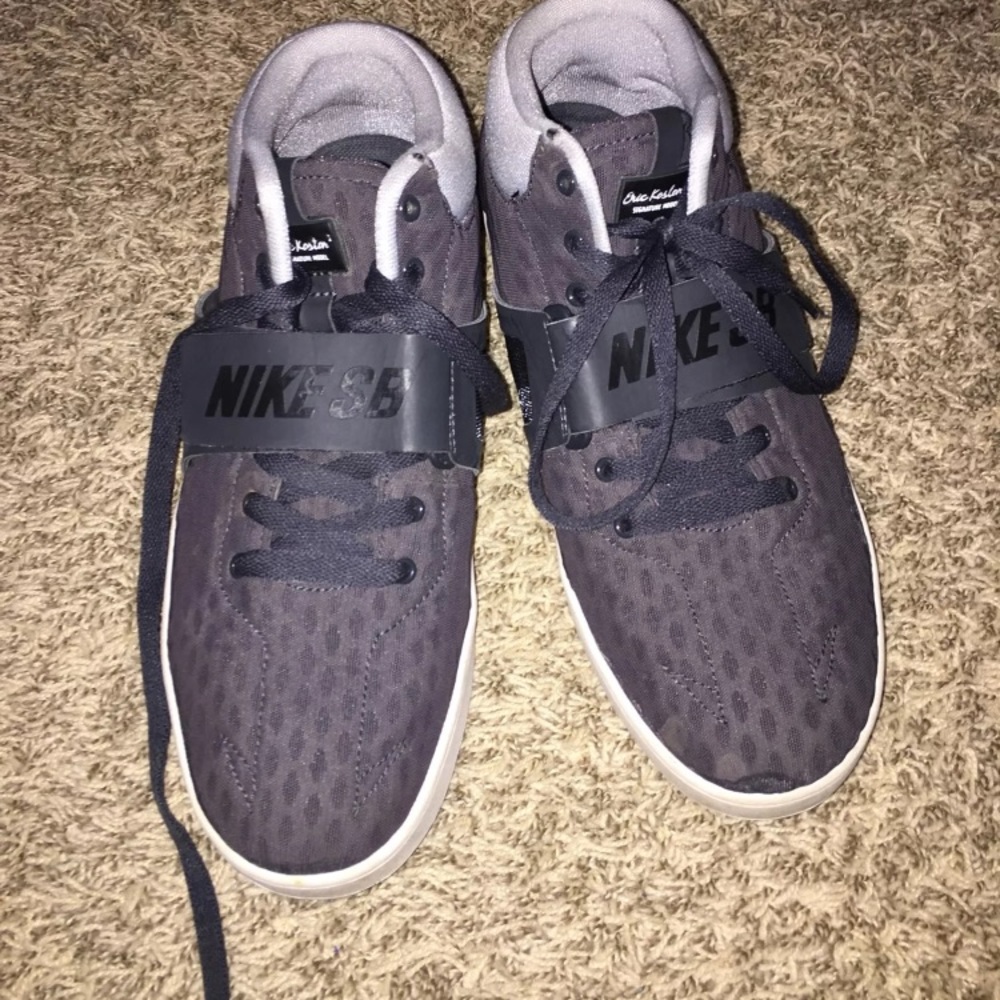 Blue Nike SB shoes